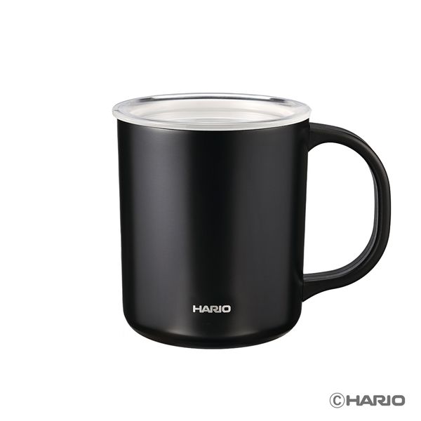 セラミックコーティング 真空二重保温マグ ブラック